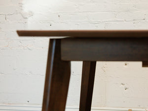 Butterfly Leaf Walnut Dining Table