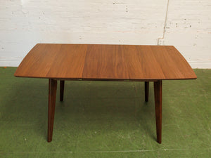 Butterfly Leaf Walnut Dining Table