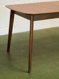 Walnut Dining Table with Leaf