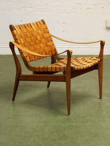 Leather strap Vintage safari chair