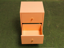 Load image into Gallery viewer, Pair of Peach Nightstands
