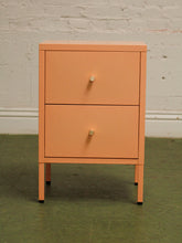 Load image into Gallery viewer, Pair of Peach Nightstands
