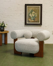 Load image into Gallery viewer, Antonia Club Chair in Heather Grey
