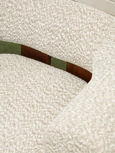 Antonia Club Chair in Heather Grey