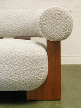 Load image into Gallery viewer, Antonia Club Chair in Heather Grey
