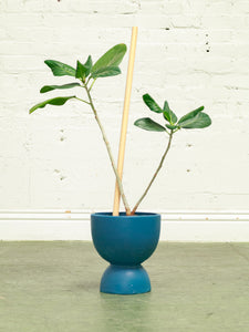 Medium Blue Hour Glass Planter