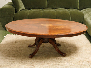 Edwardian style Italian Coffee Table with inlays