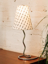 Load image into Gallery viewer, Pair of Chrome Squiggle Table Lamps

