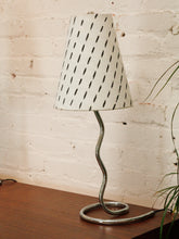 Load image into Gallery viewer, Pair of Chrome Squiggle Table Lamps
