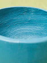Load image into Gallery viewer, Medium Blue Hour Glass Planter
