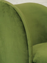 Load image into Gallery viewer, Tova Club Chair in Olive Green
