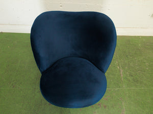 Tova Club Chair in Blue