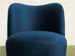 Tova Club Chair in Blue