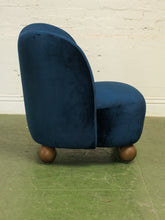 Load image into Gallery viewer, Tova Club Chair in Blue
