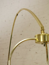 Load image into Gallery viewer, 1970’s Rare Gold 3 headed Arc Lamp
