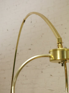 1970’s Rare Gold 3 headed Arc Lamp