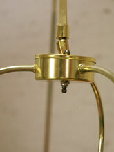 Load image into Gallery viewer, 1970’s Rare Gold 3 headed Arc Lamp
