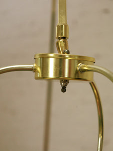 1970’s Rare Gold 3 headed Arc Lamp