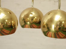 Load image into Gallery viewer, 1970’s Rare Gold 3 headed Arc Lamp
