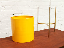 Load image into Gallery viewer, Large Yellow Planter with gold base
