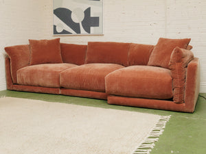Hansel Sofa in Ginger