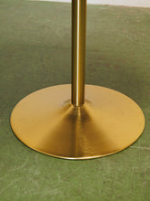 Load image into Gallery viewer, Light walnut Dining Table with gold base
