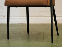 Load image into Gallery viewer, Coffee Brown Curved Armchair
