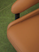 Load image into Gallery viewer, Coffee Brown Curved Armchair
