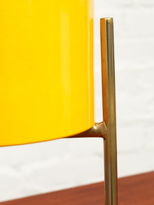 Medium Yellow Planter with gold base