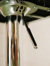 Load image into Gallery viewer, Square Panel Chrome Counter Stool
