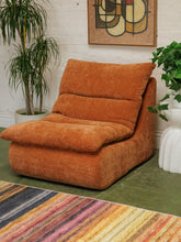 Load image into Gallery viewer, Burnt Orange Lounge Chair
