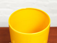 Load image into Gallery viewer, Small Yellow Planter with gold base
