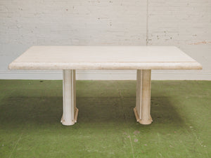 Travertine Dining Table