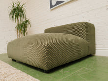 Load image into Gallery viewer, Olive Green Checker lounger
