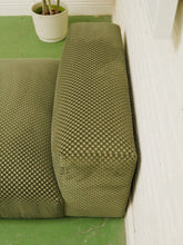 Load image into Gallery viewer, Olive Green Checker lounger
