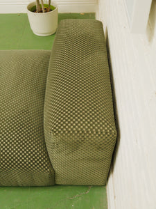 Olive Green Checker lounger