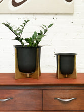 Load image into Gallery viewer, Black Scandi Planters
