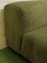 Load image into Gallery viewer, Olive Green Checker lounger
