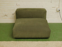 Load image into Gallery viewer, Olive Green Checker lounger

