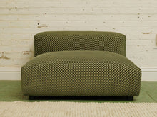 Load image into Gallery viewer, Olive Green Checker lounger
