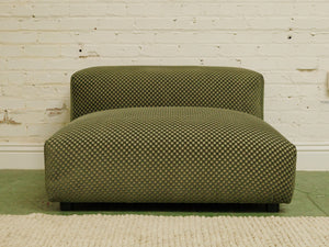 Olive Green Checker lounger