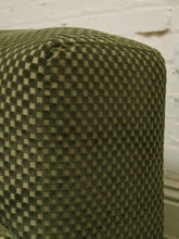 Load image into Gallery viewer, Olive Green Checker lounger
