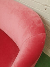 Load image into Gallery viewer, Pink Lemonade Vintage Loveseat

