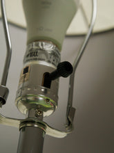 Load image into Gallery viewer, Pair of Sculptural Chrome Modernist Lamps
