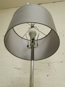 Pair of Sculptural Chrome Modernist Lamps