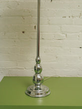 Load image into Gallery viewer, Pair of Sculptural Chrome Modernist Lamps
