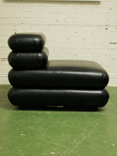 Load image into Gallery viewer, Elodie 3 piece armless in Noir Leather
