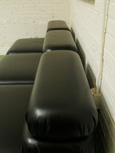 Load image into Gallery viewer, Elodie 3 piece armless in Noir Leather
