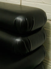 Load image into Gallery viewer, Elodie 3 piece armless in Noir Leather
