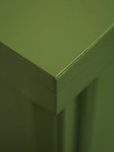 Load image into Gallery viewer, 1950s avocado Green Highboy Dresser

